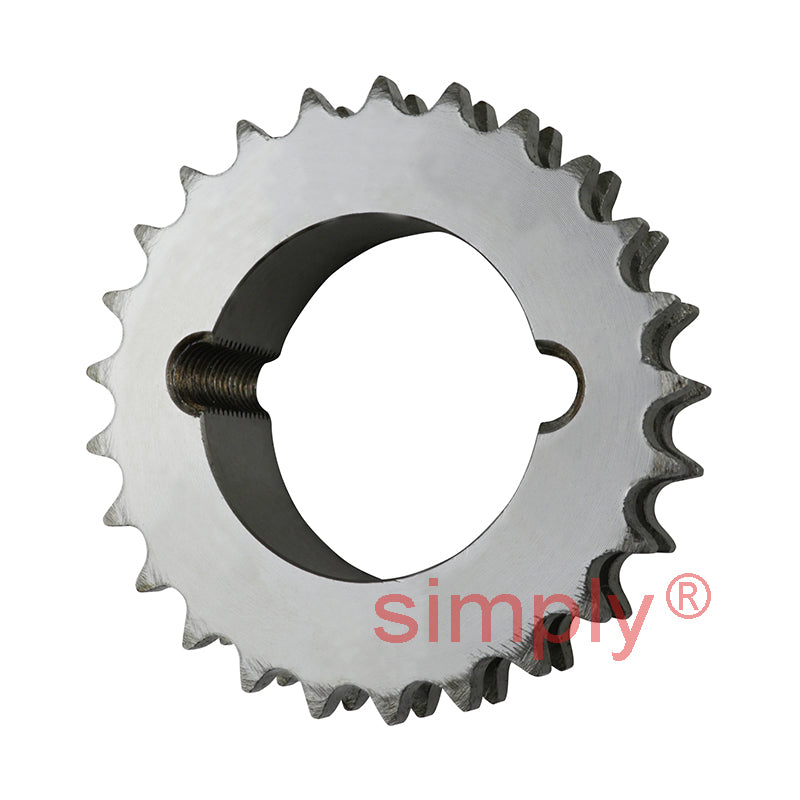 25 Tooth 06B Duplex Sprocket Tapered Locking Bush Type for 3/8 inch Pitch Chain - Bush not Incl.