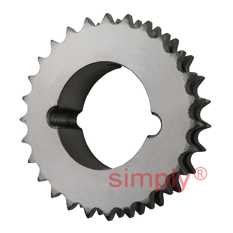27 Tooth 06B Duplex Sprocket Tapered Locking Bush Type for 3/8 inch Pitch Chain - Bush not Incl.