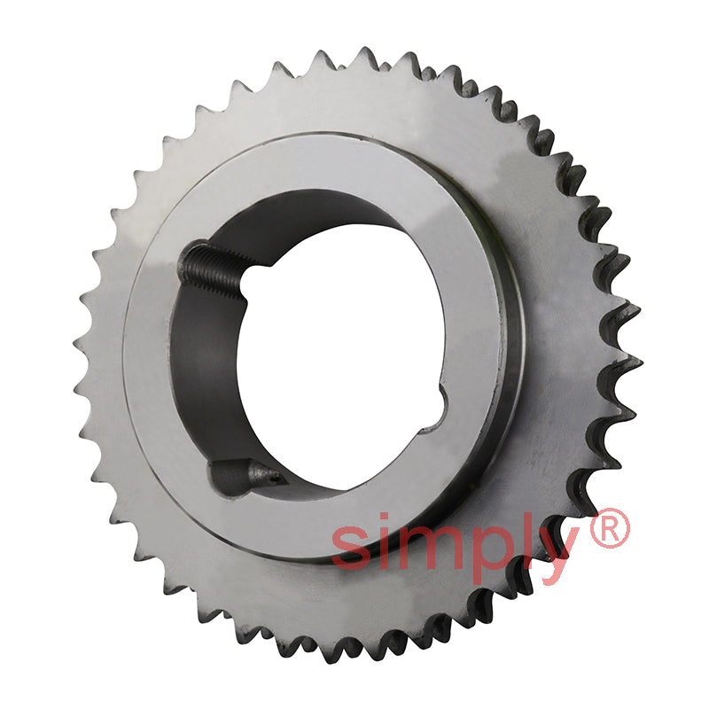38 Tooth 06B Duplex Sprocket Tapered Locking Bush Type for 3/8 inch Pitch Chain - Bush not Incl.