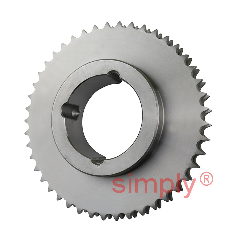 45 Tooth 06B Duplex Sprocket Tapered Locking Bush Type for 3/8 inch Pitch Chain - Bush not Incl.