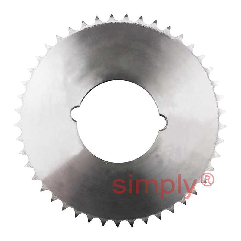 45 Tooth 06B Duplex Sprocket Tapered Locking Bush Type for 3/8 inch Pitch Chain - Bush not Incl.