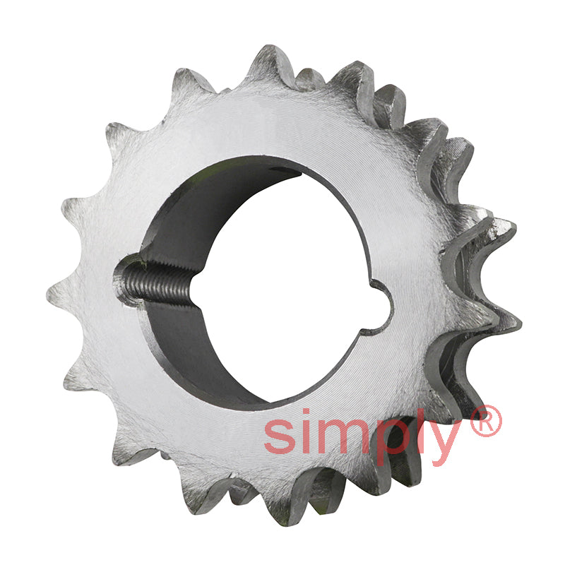 15 Tooth 08B Duplex Sprocket Tapered Locking Bush Type for 1/2 inch Pitch Chain (Bush not Incl.)