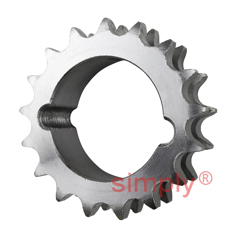 17 Tooth 08B Duplex Sprocket Tapered Locking Bush Type for 1/2 inch Pitch Chain (Bush not Incl.)
