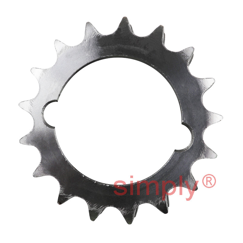17 Tooth 08B Duplex Sprocket Tapered Locking Bush Type for 1/2 inch Pitch Chain (Bush not Incl.)