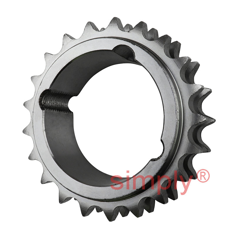 21 Tooth 08B Duplex Sprocket Tapered Locking Bush Type for 1/2 inch Pitch Chain (Bush not Incl.)
