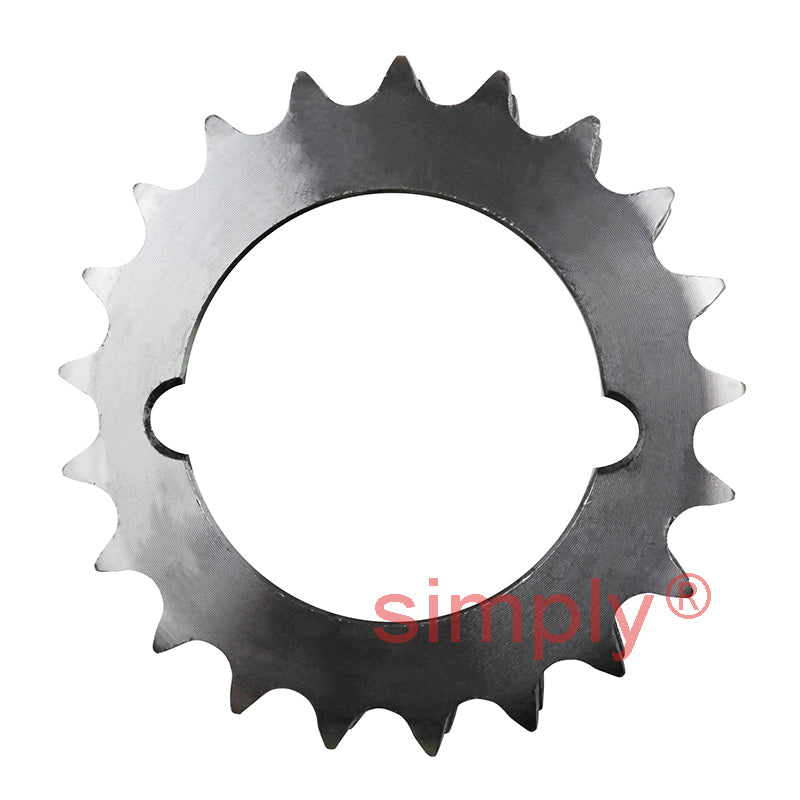 21 Tooth 08B Duplex Sprocket Tapered Locking Bush Type for 1/2 inch Pitch Chain (Bush not Incl.)