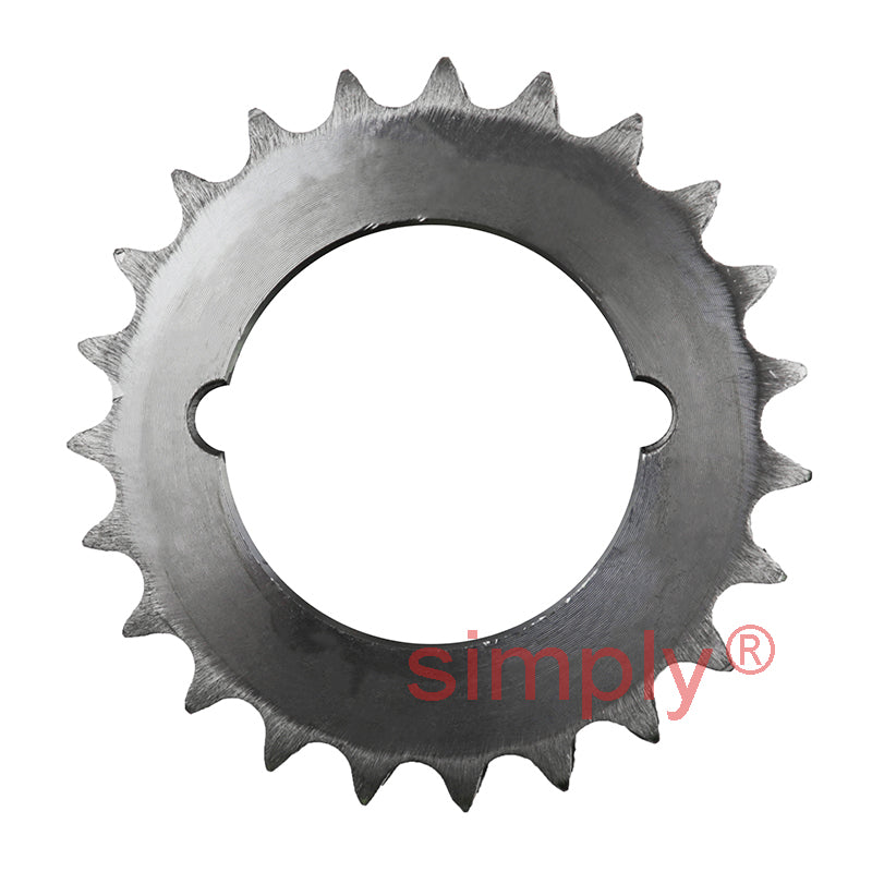 23 Tooth 08B Duplex Sprocket Tapered Locking Bush Type for 1/2 inch Pitch Chain (Bush not Incl.)