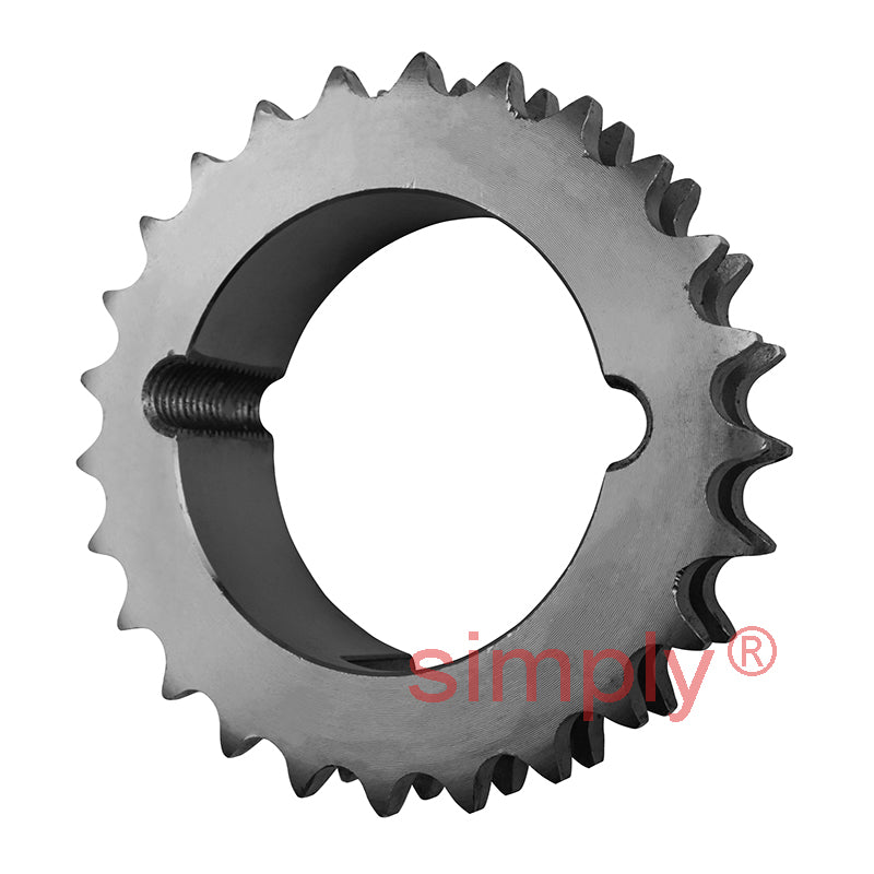 25 Tooth 08B Duplex Sprocket Tapered Locking Bush Type for 1/2 inch Pitch Chain (Bush not Incl.)