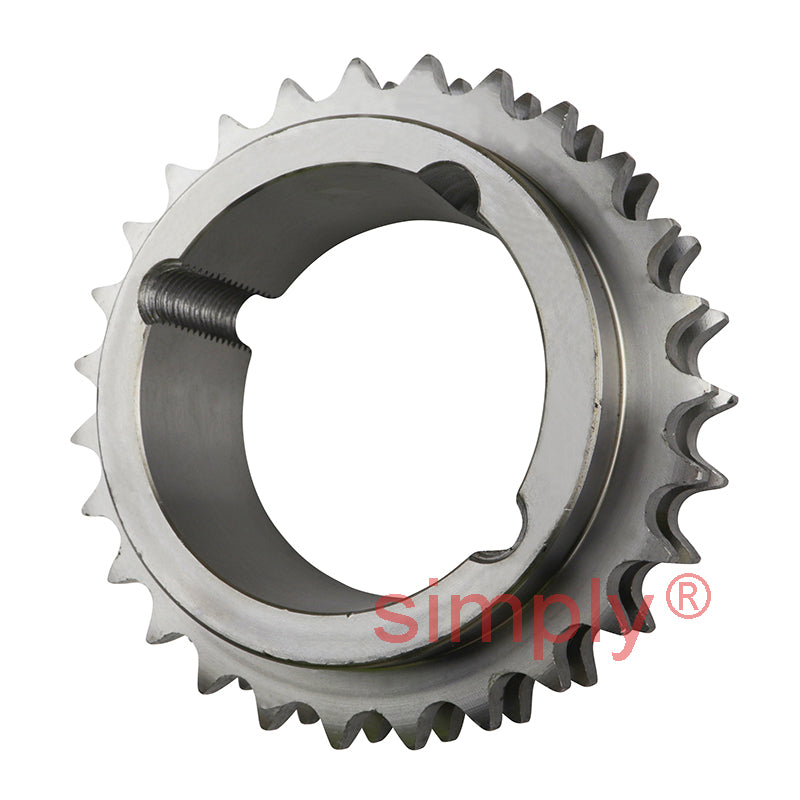 27 Tooth 08B Duplex Sprocket Tapered Locking Bush Type for 1/2 inch Pitch Chain (Bush not Incl.)