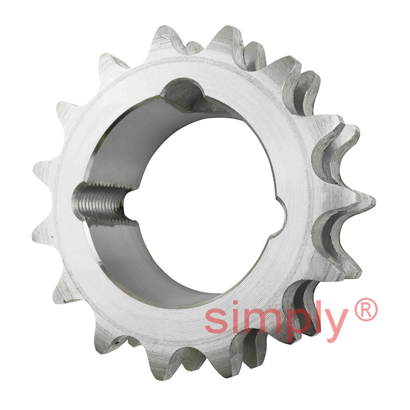 15 Tooth 10B Duplex Sprocket Tapered Locking Bush Type for 5/8 inch Pitch Chain (Bush not Incl.)