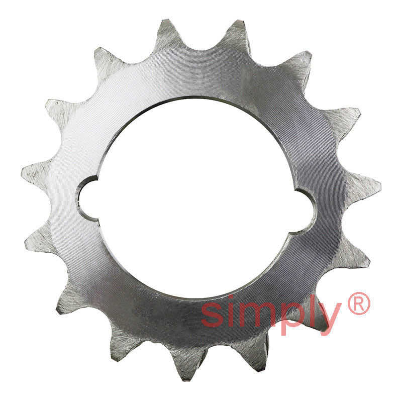 15 Tooth 10B Duplex Sprocket Tapered Locking Bush Type for 5/8 inch Pitch Chain (Bush not Incl.)