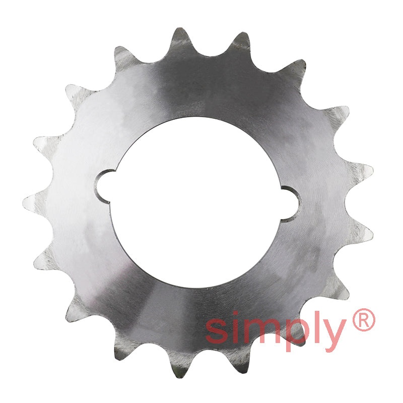 17 Tooth 10B Duplex Sprocket Tapered Locking Bush Type for 5/8 inch Pitch Chain (Bush not Incl.)