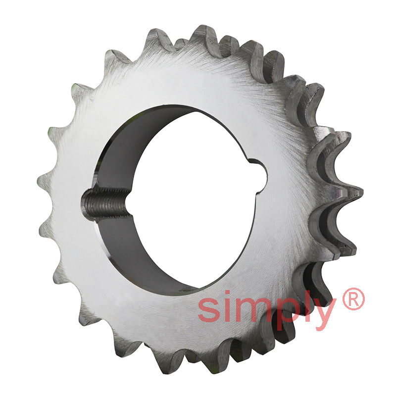 19 Tooth 10B Duplex Sprocket Tapered Locking Bush Type for 5/8 inch Pitch Chain (Bush not Incl.)