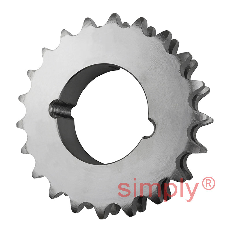 21 Tooth 10B Duplex Sprocket Tapered Locking Bush Type for 5/8 inch Pitch Chain (Bush not Incl.)