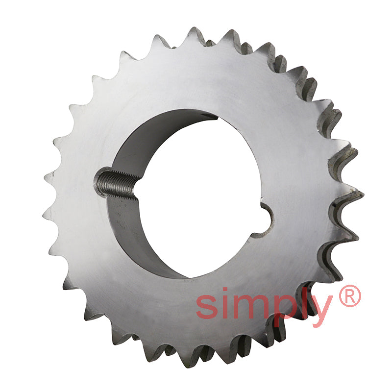 25 Tooth 10B Duplex Sprocket Tapered Locking Bush Type for 5/8 inch Pitch Chain (Bush not Incl.)