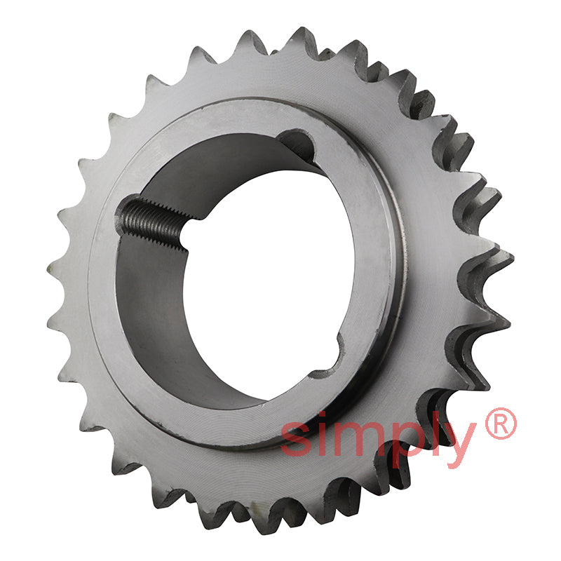 25 Tooth 10B Duplex Reverse Sprocket Tapered Locking Bush Type for 5/8 inch Pitch Chain (Bush not Incl.)