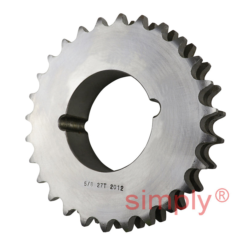 27 Tooth 10B Duplex Sprocket Tapered Locking Bush Type for 5/8 inch Pitch Chain (Bush not Incl.)