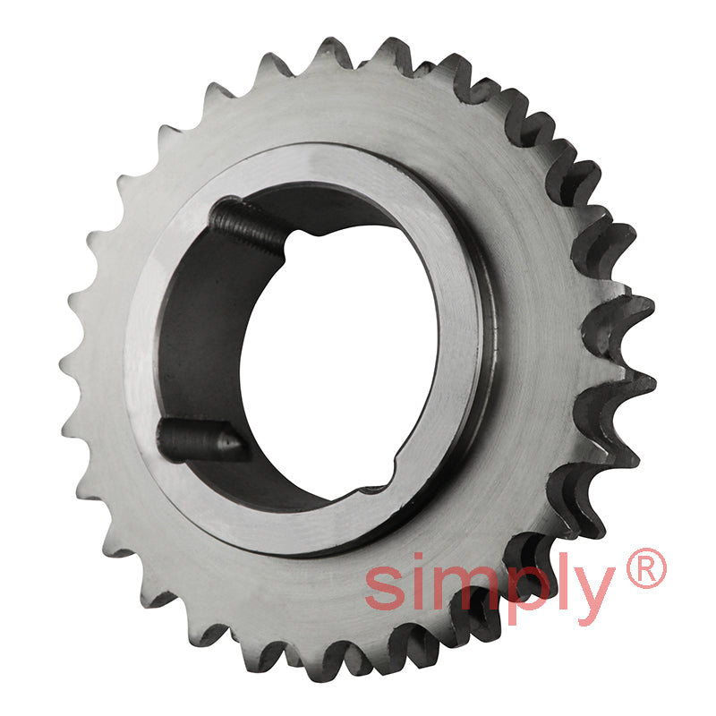 27 Tooth 10B Duplex Sprocket Tapered Locking Bush Type for 5/8 inch Pitch Chain (Bush not Incl.)