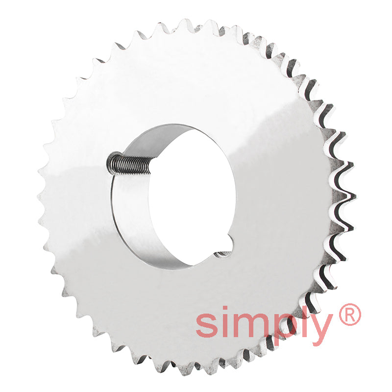 38 Tooth 10B Duplex Sprocket Tapered Locking Bush Type for 5/8 inch Pitch Chain (Bush not Incl.)