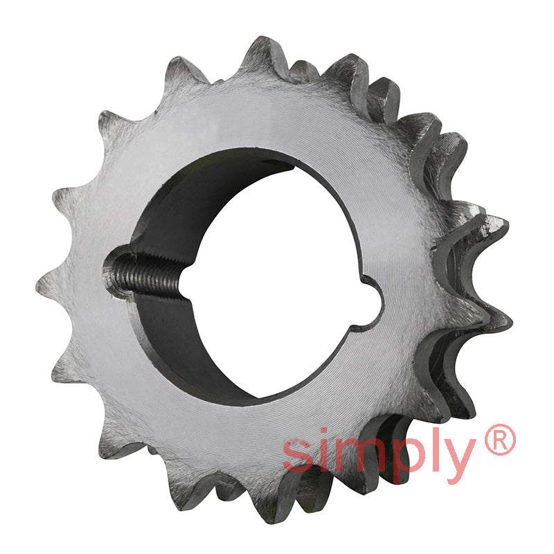 15 Tooth 12B Duplex Sprocket Tapered Locking Bush Type for 3/4 inch Pitch Chain (Bush not Incl.)