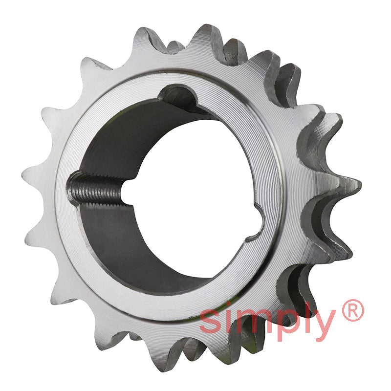 15 Tooth 12B Duplex Sprocket Tapered Locking Bush Type for 3/4 inch Pitch Chain (Bush not Incl.)