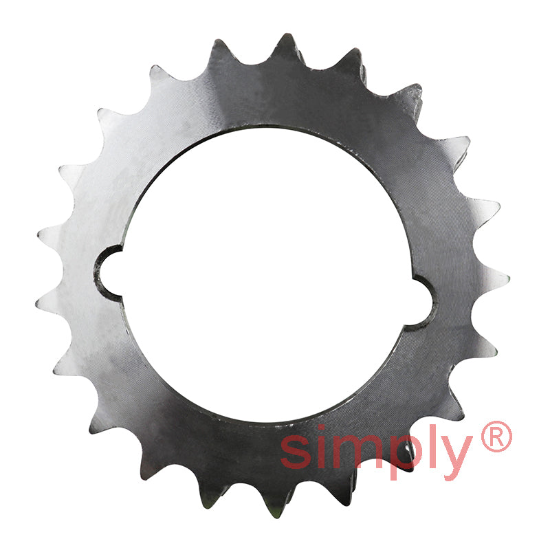 21 Tooth 12B Duplex Sprocket Tapered Locking Bush Type for 3/4 inch Pitch Chain (Bush not Incl.)