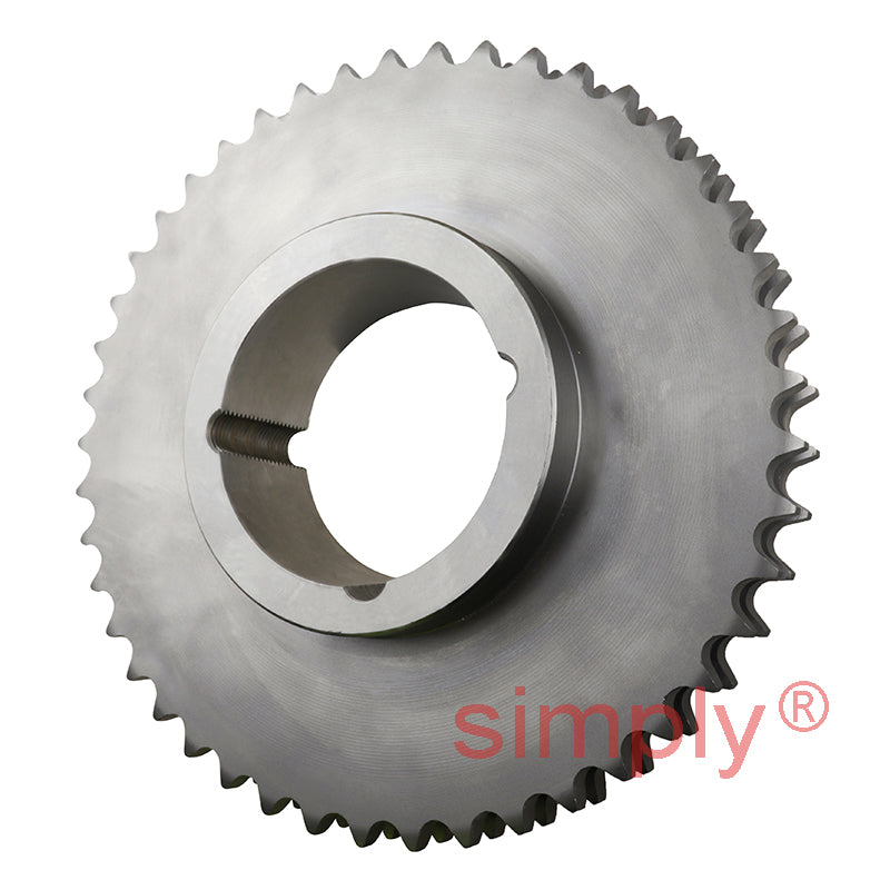 45 Tooth 12B Duplex Sprocket Tapered Locking Bush Type for 3/4 inch Pitch Chain (Bush not Incl.)