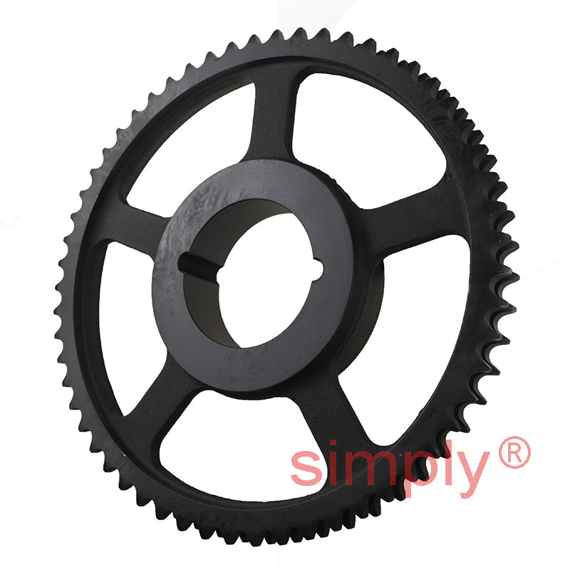 57 Tooth 12B Duplex Sprocket Tapered Locking Bush Type for 3/4 inch Pitch Chain (Bush not Incl.)