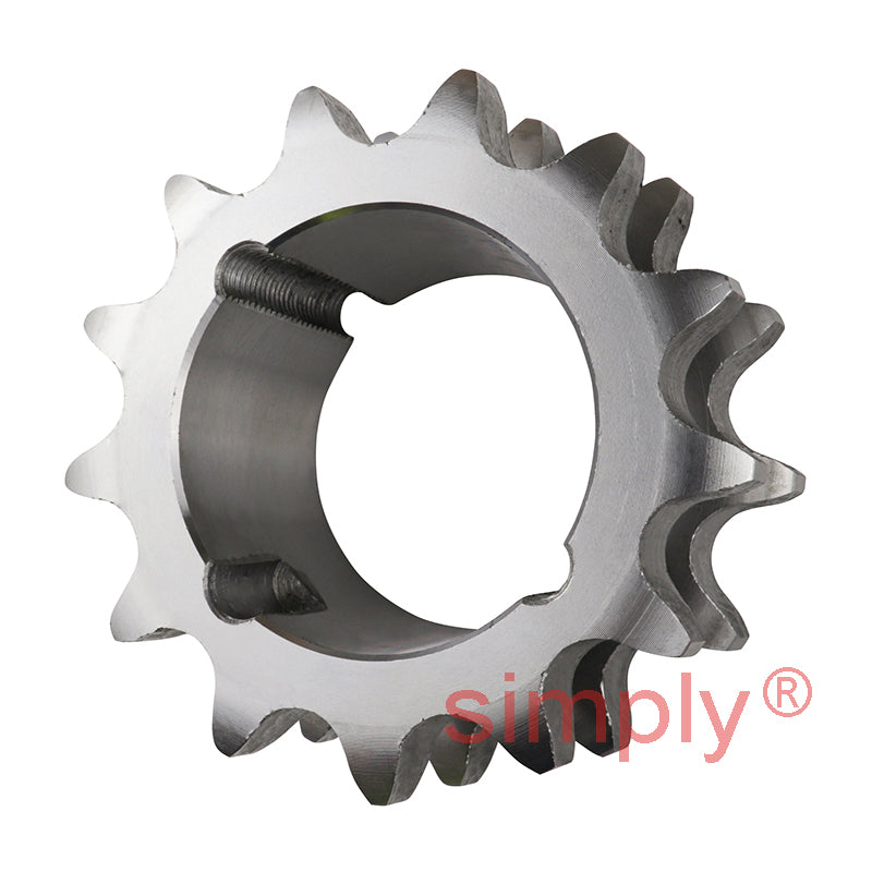 13 Tooth 16B Duplex Sprocket Tapered Locking Bush Type for 1 inch Pitch Chain (Bush not Incl.)