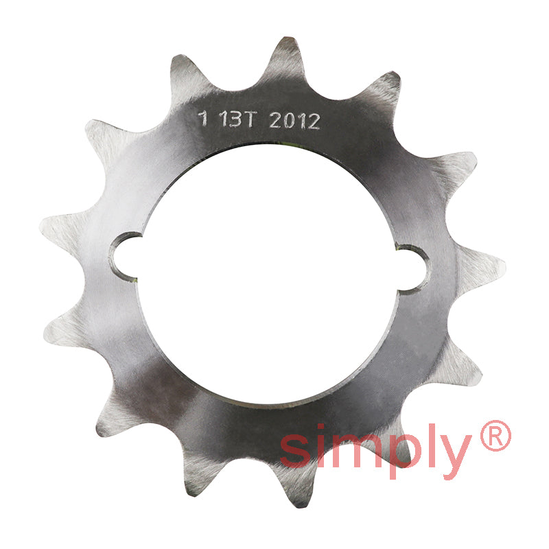 13 Tooth 16B Duplex Sprocket Tapered Locking Bush Type for 1 inch Pitch Chain (Bush not Incl.)