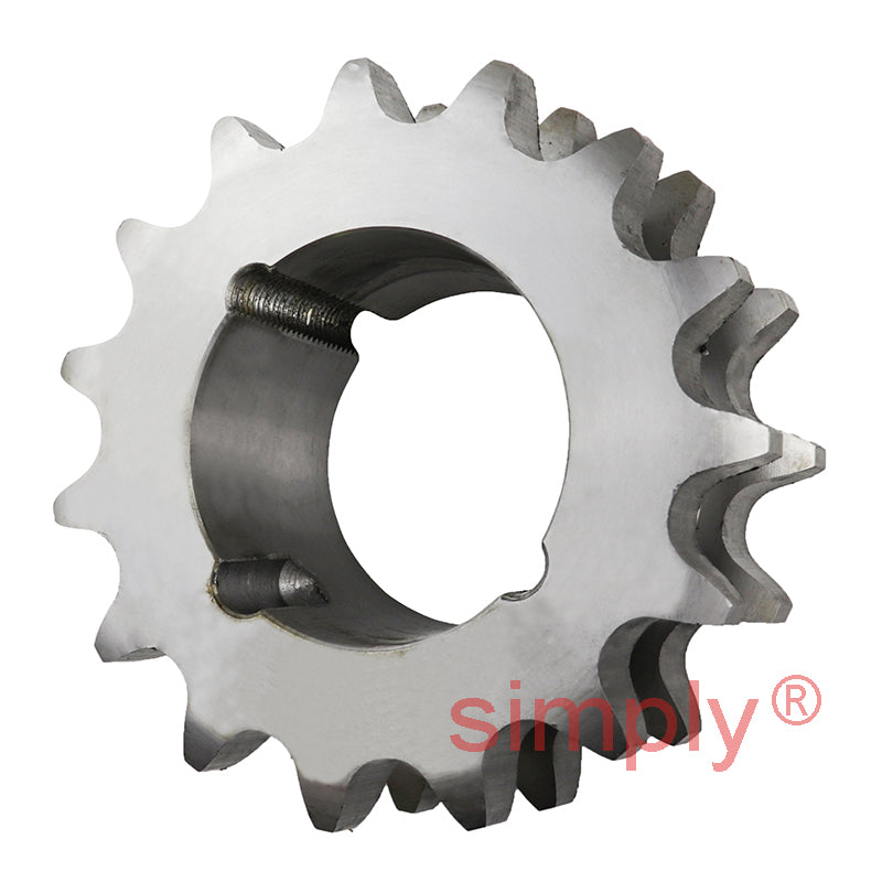 15 Tooth 16B Duplex Sprocket Tapered Locking Bush Type for 1 inch Pitch Chain (Bush not Incl.)