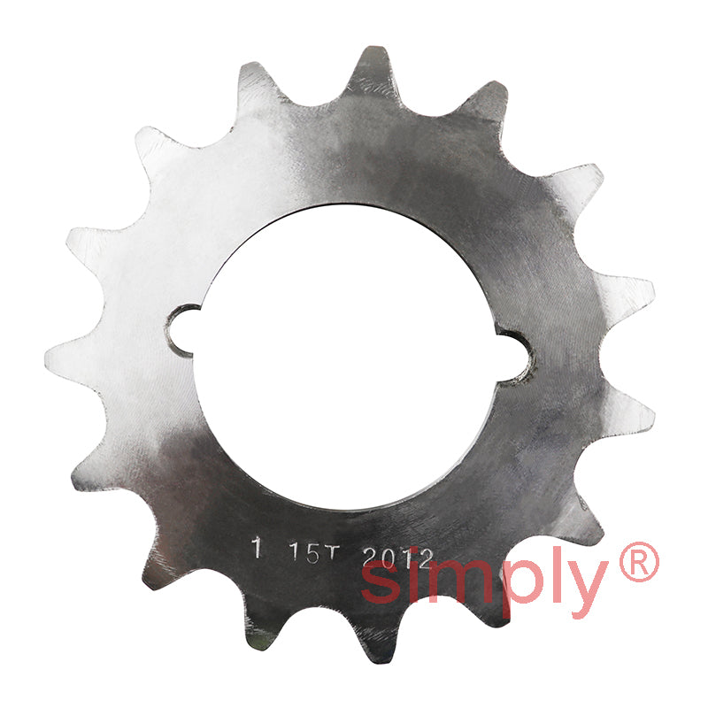 15 Tooth 16B Duplex Sprocket Tapered Locking Bush Type for 1 inch Pitch Chain (Bush not Incl.)