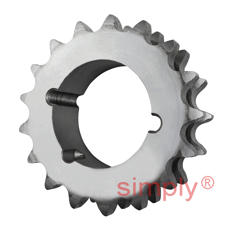 17 Tooth 16B Duplex Sprocket Tapered Locking Bush Type for 1 inch Pitch Chain (Bush not Incl.)