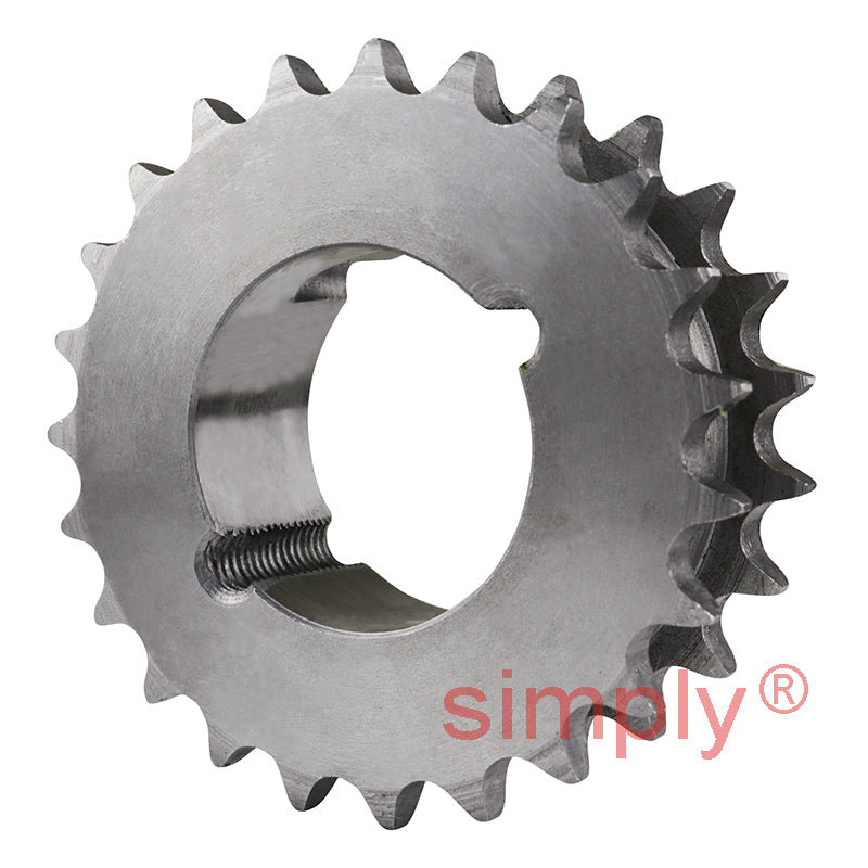 23 Tooth 06B Tapered Bore Double Simplex Sprocket for 3/8 inch Pitch Chain