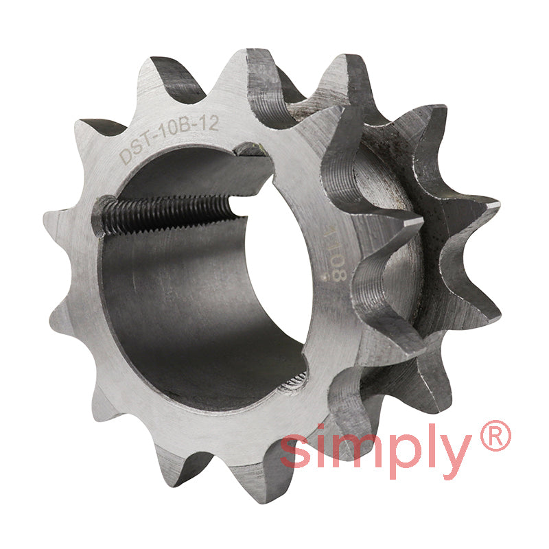 12 Tooth 10B Tapered Bore Double Simplex Sprocket 5/8 inch Pitch Chain