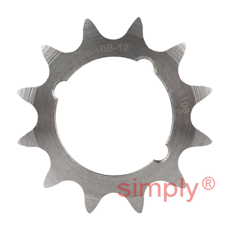 12 Tooth 10B Tapered Bore Double Simplex Sprocket 5/8 inch Pitch Chain