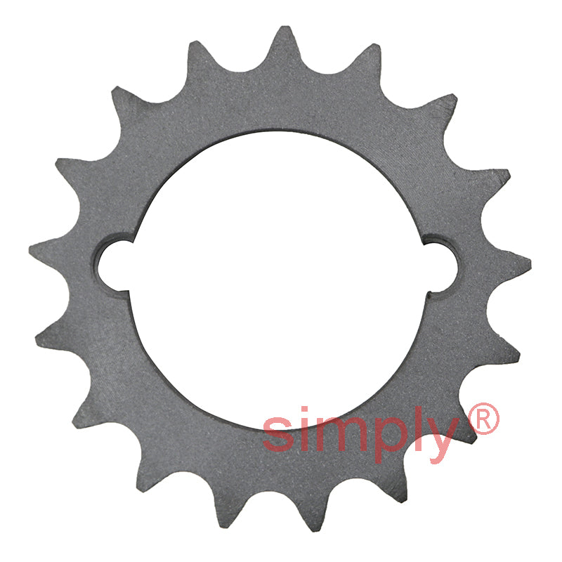 17 Tooth 06B Simplex Sprocket Tapered Locking Bush Type for 3/8 inch Pitch Chain - Bush not Incl.
