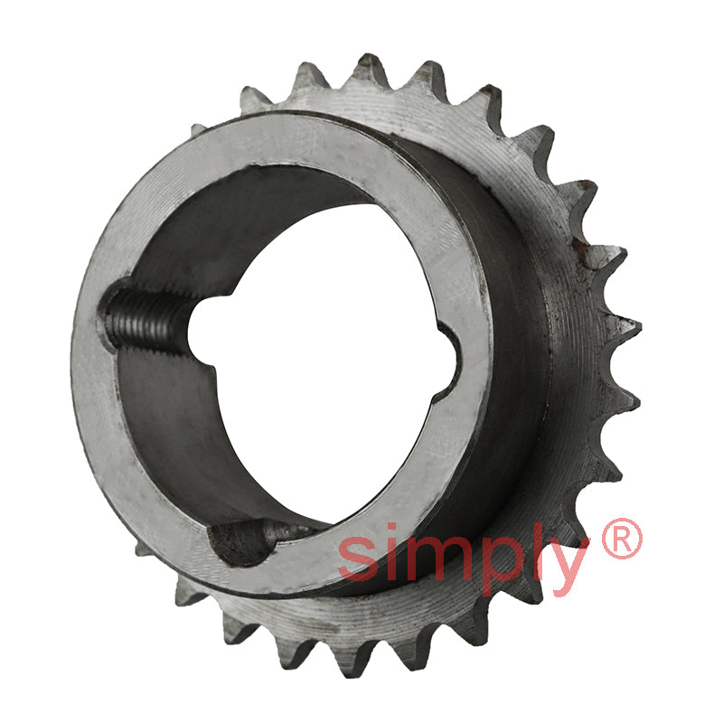 27 Tooth 06B Simplex Sprocket Tapered Locking Bush Type for 3/8 inch Pitch Chain - Bush not Incl.