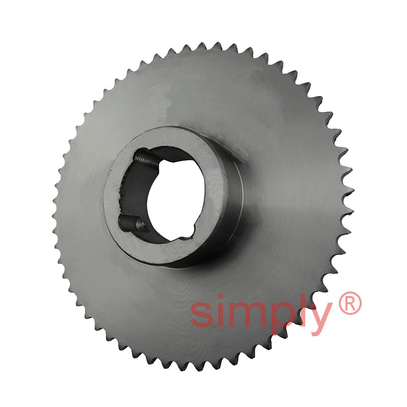 57 Tooth 06B Simplex Sprocket Tapered Locking Bush Type for 3/8 inch Pitch Chain - Bush not Incl.