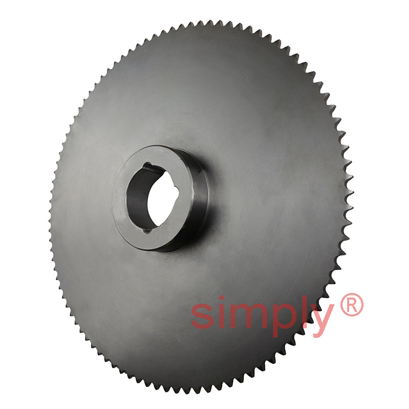 95 Tooth 06B Simplex Sprocket Tapered Locking Bush Type for 3/8 inch Pitch Chain - Bush not Incl.