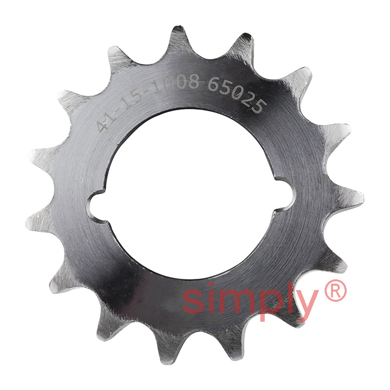15 Tooth 08B Simplex Sprocket Tapered Locking Bush Type for 1/2 inch Pitch Chain (Bush not Incl.)