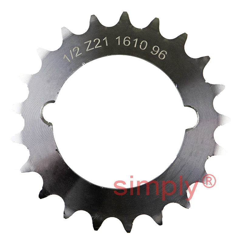 21 Tooth 08B Simplex Sprocket Tapered Locking Bush Type for 1/2 inch Pitch Chain (Bush not Incl.)