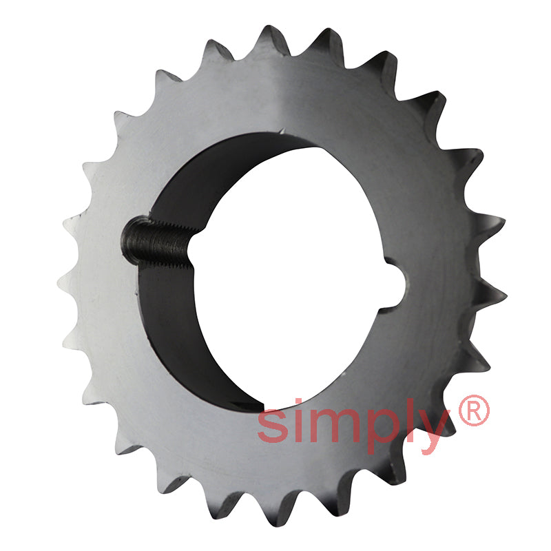 23 Tooth 08B Simplex Sprocket Tapered Locking Bush Type for 1/2 inch Pitch Chain (Bush not Incl.)