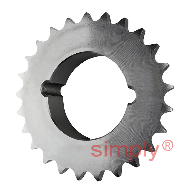 25 Tooth 08B Simplex Sprocket Tapered Locking Bush Type for 1/2 inch Pitch Chain (Bush not Incl.)