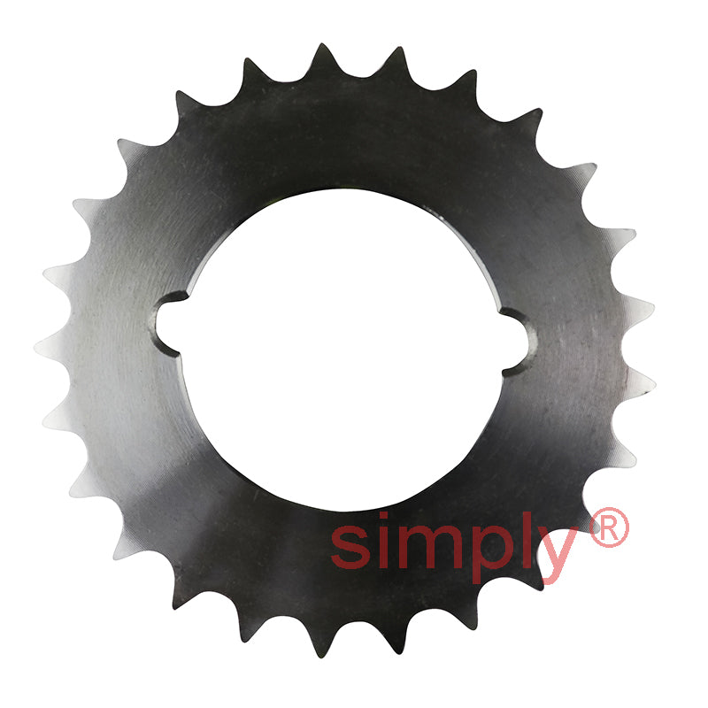 25 Tooth 08B Simplex Sprocket Tapered Locking Bush Type for 1/2 inch Pitch Chain (Bush not Incl.)