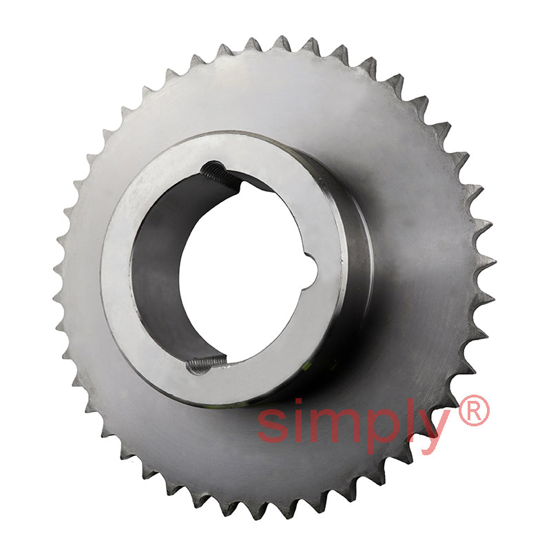 45 Tooth 08B Simplex Sprocket Tapered Locking Bush Type for 1/2 inch Pitch Chain (Bush not Incl.)