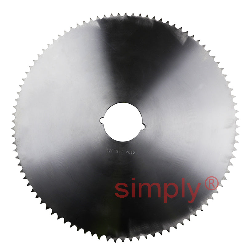 95 Tooth 08B Simplex Sprocket Tapered Locking Bush Type for 1/2 inch Pitch Chain (Bush not Incl.)