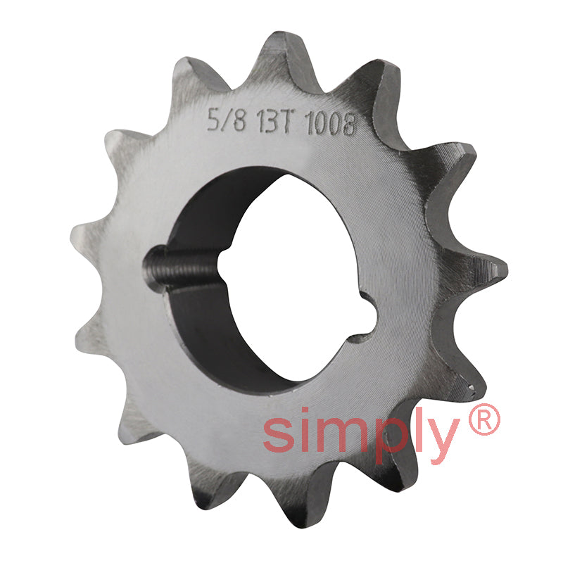 13 Tooth 10B Simplex Sprocket Tapered Locking Bush Type for 5/8 inch Pitch Chain (Bush not Incl.)