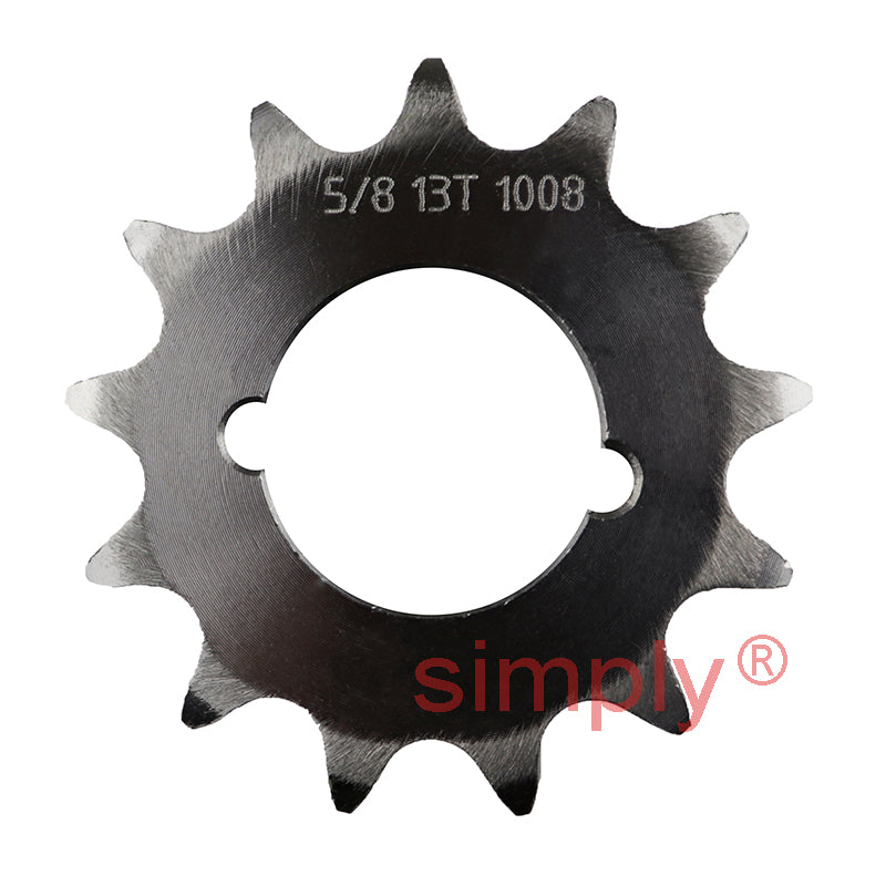13 Tooth 10B Simplex Sprocket Tapered Locking Bush Type for 5/8 inch Pitch Chain (Bush not Incl.)