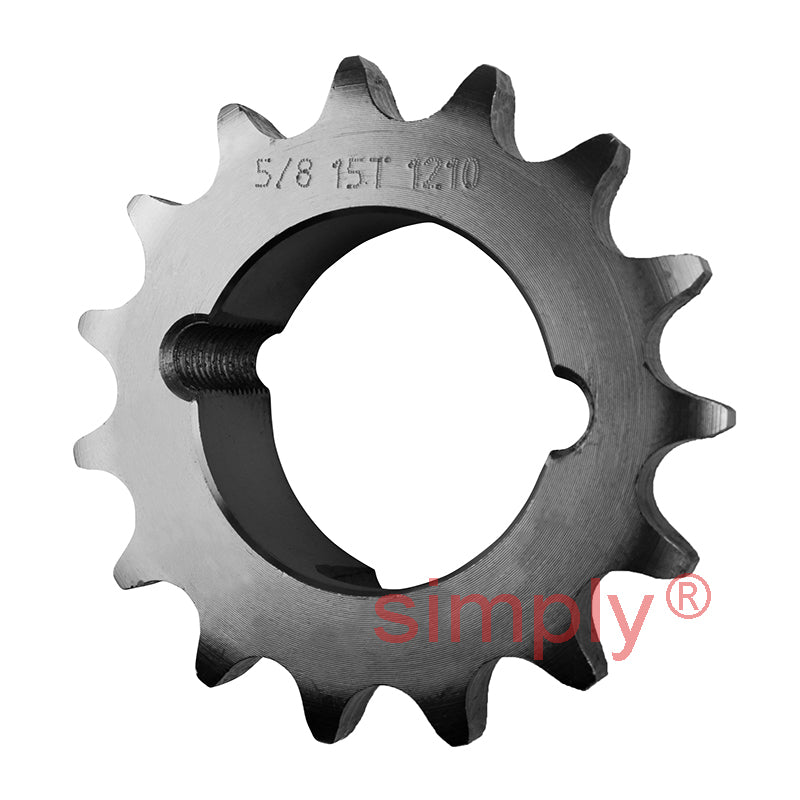 15 Tooth 10B Simplex Sprocket Tapered Locking Bush Type for 5/8 inch Pitch Chain (Bush not Incl.)